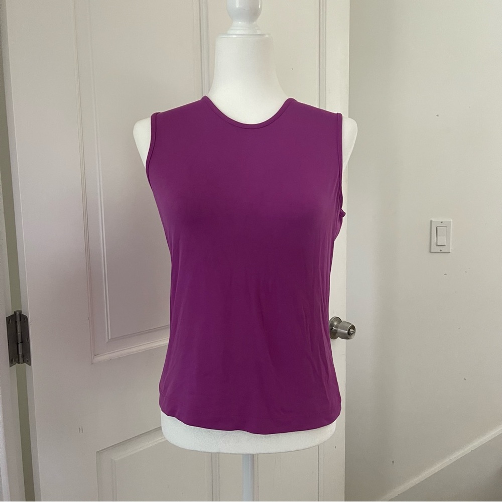 High Neck 90s Style Stretchy Top